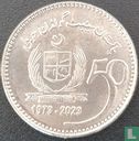 Pakistan 50 roupies 2023 "50th anniversary of Pakistan's senate" - Image 2