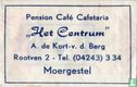 Pension Café Cafetaria "Het Centrum" - Image 1