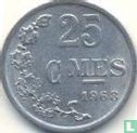 Luxemburg 25 centimes 1968 - Afbeelding 1