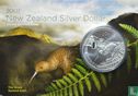 New Zealand 1 dollar 2007 (folder) "Great spotted kiwi" - Image 1