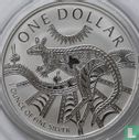 Australië 1 dollar 2003 (kleurloos) "Silver kangaroo" - Afbeelding 2