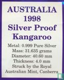 Australië 1 dollar 1998 (PROOF) "Kangaroo" - Afbeelding 3