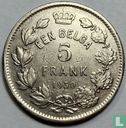 Belgique 5 francs 1930 (NLD - position A) - Image 1