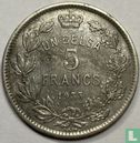 België 5 francs 1933 (FRA - positie B) - Afbeelding 1