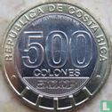 Costa Rica 500 colones 2023 (kleurloos) "75th anniversary Abolition of the Costa Rican army" - Afbeelding 2