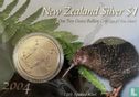 Nieuw-Zeeland 1 dollar 2004 (folder) "Little spotted kiwi" - Afbeelding 1