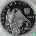 Slovakia 10 euro 2021 (PROOF) "100th anniversary Birth of Alexander Dubcek" - Image 1