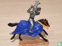 Silver knight on horseback - Image 1