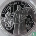 Slowakije 10 euro 2022 (PROOF) "220th anniversary Start of Slovak emigration to Kovacica" - Afbeelding 1