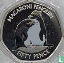 Brits Antarctisch Territorium 50 pence 2019 (gekleurd) "Macaroni penguin" - Afbeelding 2