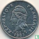 Nieuw-Caledonië 10 francs 1983 - Afbeelding 1