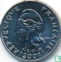 Nieuw-Caledonië 10 francs 2001 - Afbeelding 1