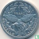 New Caledonia 1 franc 1991 - Image 2