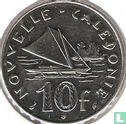New Caledonia 10 francs 1986 - Image 2