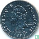Nieuw-Caledonië 20 francs 1991 - Afbeelding 1