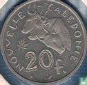Nieuw-Caledonië 20 francs 1967 (proefslag) - Afbeelding 2