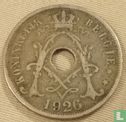 Belgique 25 centimes 1926 (NLD - fauté) - Image 1