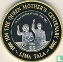 Tokelau 5 tala 2000 (PROOF) "100th Birthday of the Queen Mother - VE day celebrations" - Image 2