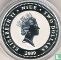 Niue 2 dollars 2009 (PROOFLIKE) "Black swans" - Image 1