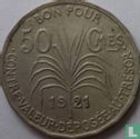 Guadeloupe 50 centimes 1921 - Afbeelding 1