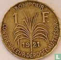 Guadeloupe 1 franc 1921 - Afbeelding 1