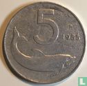 Italië 5 lire 1955 - Afbeelding 1