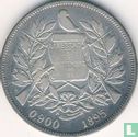 Guatemala 1 peso 1895 (sans H) - Image 1