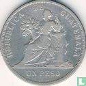 Guatemala 1 Peso 1895 (ohne H) - Bild 2