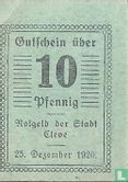 Cleve 10 Pfennig - Image 1