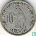 Guatemala 10 centavos 1949 (type 1) - Image 2
