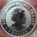 Australië 1 dollar 2023 (kleurloos) "Kookaburra" - Afbeelding 2