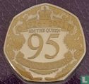 Gibraltar 50 Pence 2021 (Folder) "95th Birthday of Queen Elizabeth II" - Bild 2