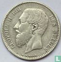 Belgium 1 franc 1886 (FRA - 1886/66) - Image 2