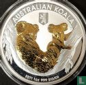 Australie 1 dollar 2011 (coloré - avec marque privy) "Koala" - Image 1