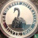 Australië 1 dollar 2023 (kleurloos) "Australian silver swan" - Afbeelding 2