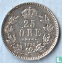 Suède 25 öre 1855