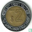 Mexique 2 pesos 2017