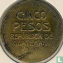 Guatemala 5 pesos 1923 (aluminium-brons) - Afbeelding 2