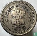 Guatemala ½ real 1878 (type 1) - Image 1