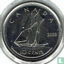Canada 10 cents 2023 (type 2) - Image 1
