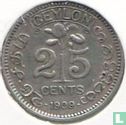 Ceylan 25 cents 1909 - Image 1