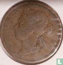 Straits Settlements 1 cent 1874 (H - coin alignment) - Image 2