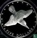 Cook-Inseln 5 Dollar 1976 (PP) "Mangara kingfisher" - Bild 2