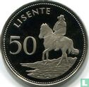 Lesotho 50 lisente 1980 (PROOF) - Image 2
