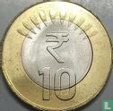 India 10 rupees 2017 (Calcutta) - Image 2