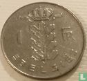 Belgium 1 franc 1975 (NLD - misstrike) - Image 2