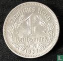 Duitse Rijk 1 reichsmark 1937 (F) - Afbeelding 1