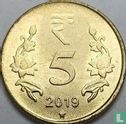 India 5 rupee 2019 (Hyderabad - type 1) - Afbeelding 1