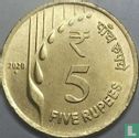India 5 rupees 2020 (Noida) - Image 1