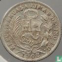 Peru ½ dinero 1908 - Afbeelding 1